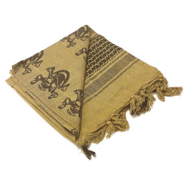 Condor Shemagh - Skull Tan/Black - Click for larger image Condor Shemagh - Skull Tan/Black