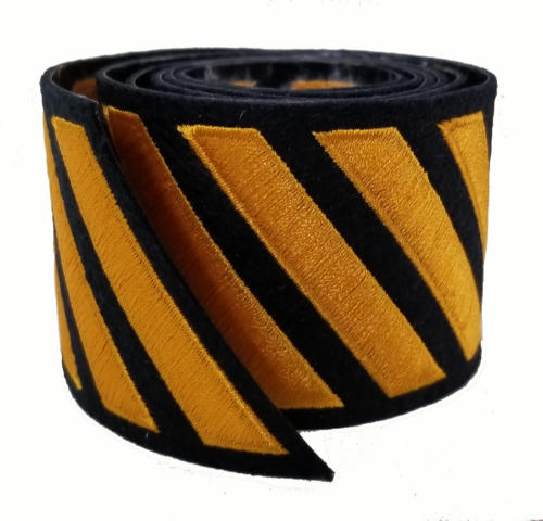 Uniform Service Hash Marks - Summer Gold on Midnight Navy Felt Backing - 100 Count Roll - Click for larger image Uniform Service Hash Marks - Summer Gold on Midnight Navy Felt Backing - 100 Count Roll